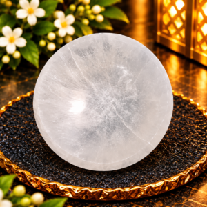Selenite Round Bowl