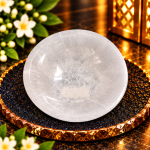 Selenite Round Bowl