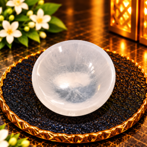 Selenite Round Bowl