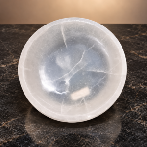 Selenite Round Bowl